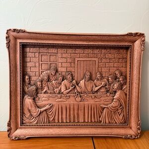 The Creative Carving Collection Kim Murray "The Last Supper" Religious " 15"x19"